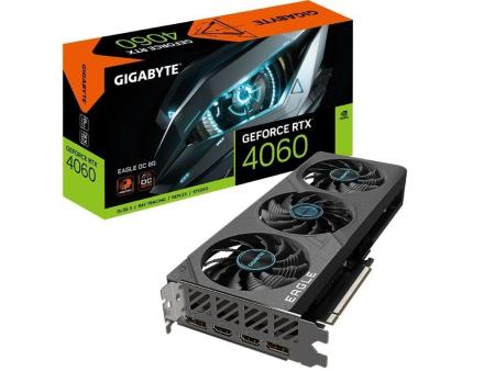 Tarjeta Gráfica Gigabyte GeForce RTX 4060 EAGLE OC 8G/ 8GB GDDR6