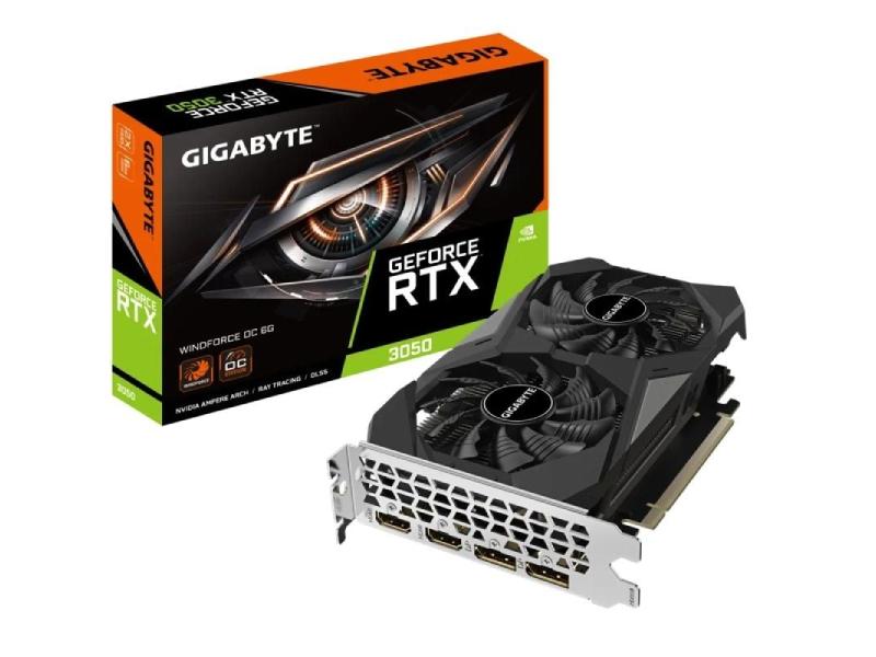 Tarjeta Gráfica Gigabyte GeForce RTX 3050 WindForce OC/ 6GB GDDR6