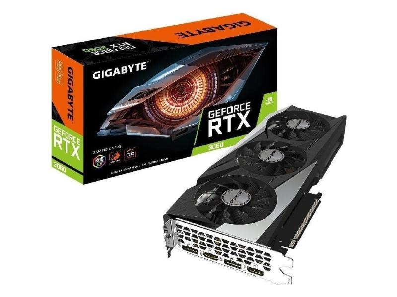 Tarjeta Gráfica Gigabyte GeForce RTX 3060 GAMING OC/ 12GB GDDR6/ LHR