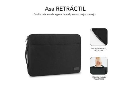 Funda Subblim Urban Laptop Sleeve para Portátiles hasta 15.6'/ Negra