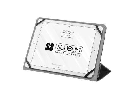 Funda Subblim Clever Stand para Tablets de 9'-10.1'/ Negra