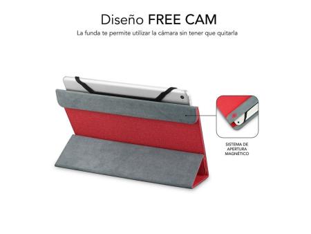 Funda Subblim Freecam para Tablets de 10.1'-11'/ Roja