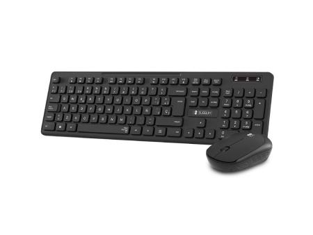 Teclado y Ratón Inalámbrico Subblim Combo Business Slim CSSW10/ Negro