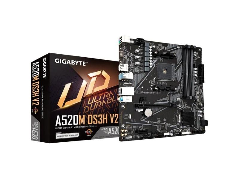 Placa Base Gigabyte A520M DS3H V2 Socket AM4/ Micro ATX