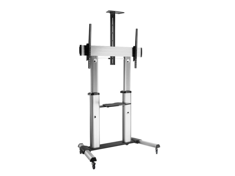 Soporte de Pie Inclinable con Ruedas Fonestar STS-40106P para TV de 60-100'/ hasta 100kg