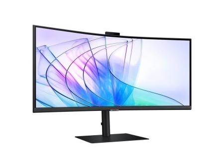 Monitor Profesional Ultraparonámico Curvo Samsung ViewFinity S6 S34C652VAU 34'/ UWQHD/ Webcam/ Multimedia/ Negro