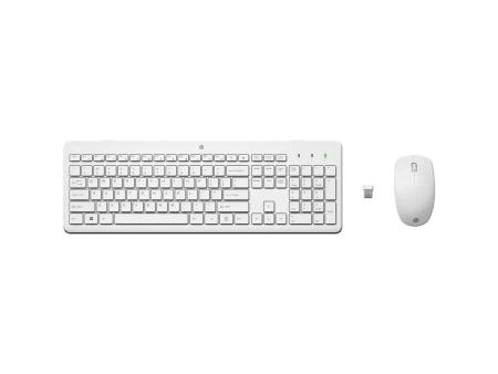 Teclado y Ratón Inalámbricos HP 230/ Blanco