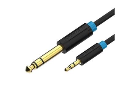 Cable Estéreo Vention BABBD/ Jack 6.5 Macho - Jack 3.5 Macho/ 50cm/ Negro