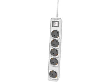 Regleta con Interruptor Philips CHP2154W/10/ 5 Tomas de corriente/ Cable 1.5m/ Blanco