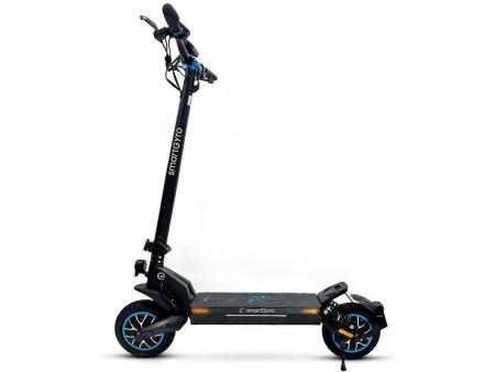 Patinete Eléctrico SmartGyro CrossOver Dual Max Certificado/ Motor 1000W/ Ruedas 10'/ 25km/h/ Autonomía 60km/ Negro