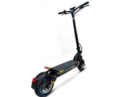 Patinete Eléctrico SmartGyro CrossOver Dual Max Certificado/ Motor 1000W/ Ruedas 10'/ 25km/h/ Autonomía 60km/ Negro