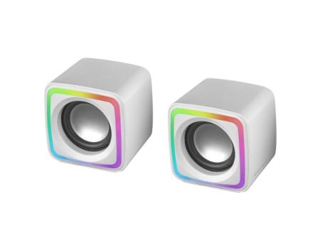 Altavoces Mars Gaming MSCUBE/ 8W/ 2.0/ Blancos