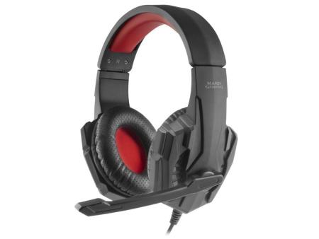 Auriculares Gaming con Micrófono Mars Gaming MH020/ Jack 3.5/ Rojos