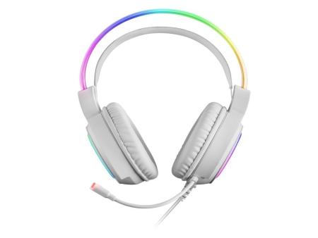 Auriculares Gaming con Micrófono Mars Gaming MHRGB/ Jack 3.5/ Blancos