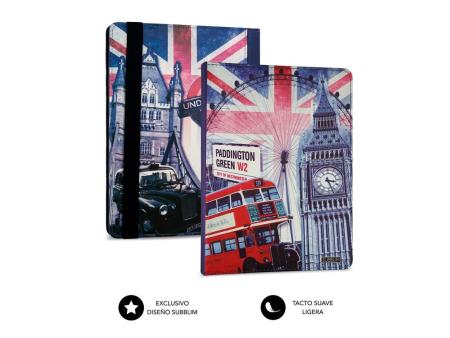 Funda con Teclado Subblim Keytab Pro USB England para Tablets de 10.1'-11'