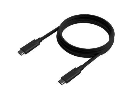 Cable USB 3.2 Tipo-C Aisens A107-0706 5GBPS 3A 60W/ USB Tipo-C Macho - USB Tipo-C Macho/ Hasta 60W/ 625Mbps/ 4m/ Negro