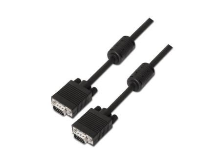 Cable SVGA Aisens A113-0073/ VGA Macho - VGA Macho/ Hasta 3W/ 10Mbps/ 6m/ Negro