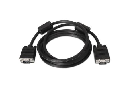 Cable SVGA Aisens A113-0073/ VGA Macho - VGA Macho/ Hasta 3W/ 10Mbps/ 6m/ Negro