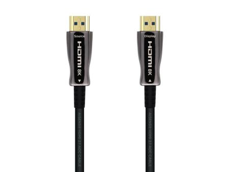 Cable HDMI 2.1 AOC 8K Aisens A153-0521/ HDMI Macho - HDMI Macho/ 50m/ Negro