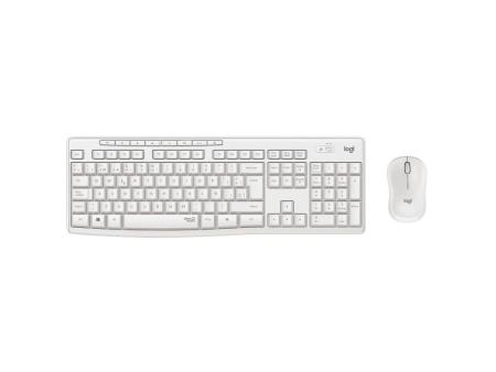 Teclado y Ratón Inalámbricos Logitech Silent Touch MK295/ Blanco