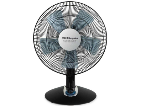 Ventilador de Sobremesa Orbegozo TF 0139/ 45W/ 5 Aspas 35cm/ 2 velocidades