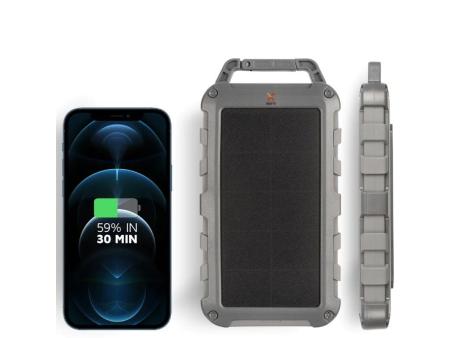 Powerbank Solar 10000mAh Xtorm FS405/ 20W/ Gris Oscuro y Azul