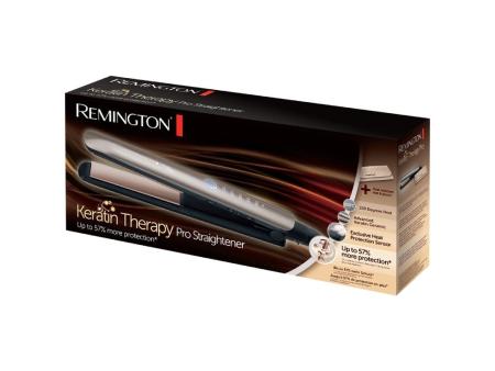 Plancha para el Pelo Remington Keratin Therapy Pro S8590/ Gris