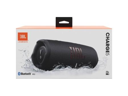 Altavoz con Bluetooth JBL Charge 5/ 40W/ 1.0/ Negro