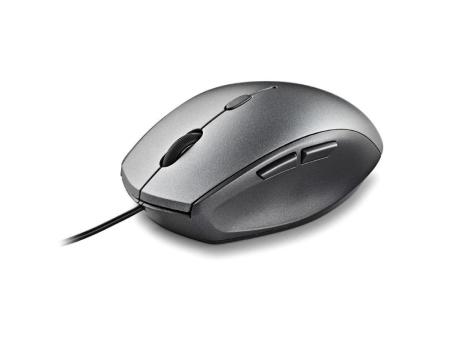 Ratón Ergonómico NGS Moth Gray/ Hasta 1600 DPI/ Gris