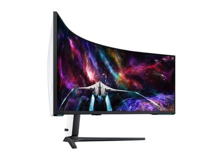 Monitor Gaming Ultrapanorámico Curvo Samsung Odyssey Neo G9 S57CG952NU 57'/ Dual UHD/ 1ms/ 240Hz/ VA/ Regulable en altura/ Blanc