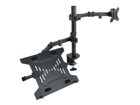 Soporte de Mesa Orientable/ Inclinable Tooq DB1200TN-B para TV y Portátil de 13-32'