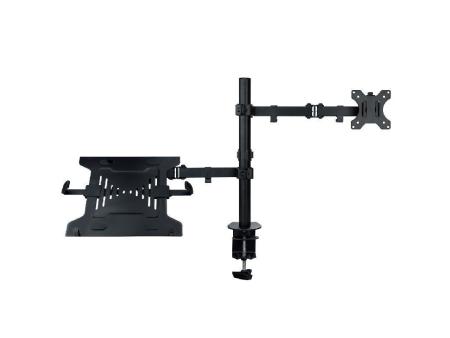 Soporte de Mesa Orientable/ Inclinable Tooq DB1200TN-B para TV y Portátil de 13-32'