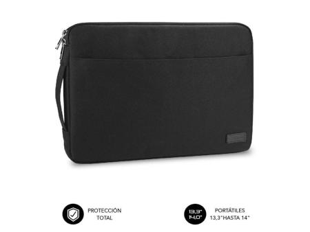 Funda Subblim Urban Laptop Sleeve para Portátiles hasta 14'/ Negra