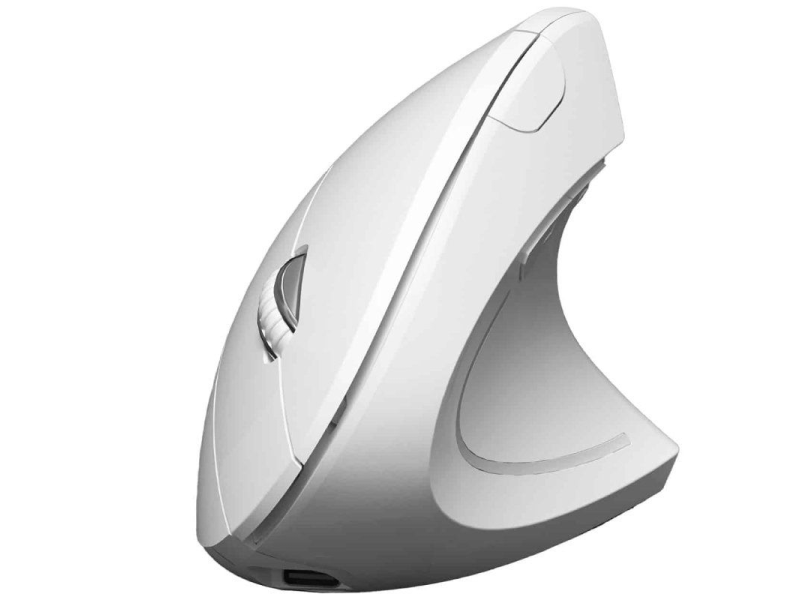 Ratón Ergonómico Inalámbrico por Bluetooth/ 2.4GHz Subblim Glide Vertical Ergo Dual Battery/ Batería Recargable/ Hasta 1600 DPI/