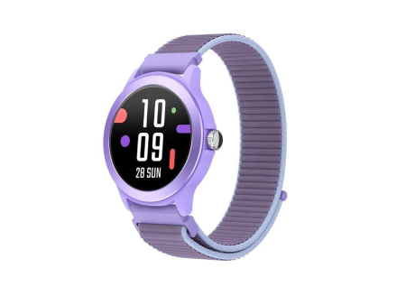 Smartwatch SPC Smartee Duo Vivo 9651T/ Notificaciones/ Frecuencia Cardíaca/ GPS/ Púrpura/ Incluye Correa Extra