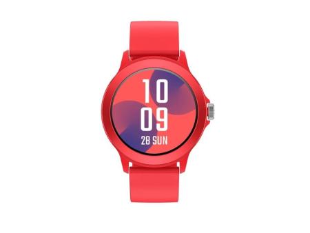 Smartwatch SPC Smartee Duo Vivo 9651R/ Notificaciones/ Frecuencia Cardíaca/ GPS/ Rojo/ Incluye Correa Extra