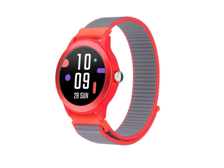 Smartwatch SPC Smartee Duo Vivo 9651R/ Notificaciones/ Frecuencia Cardíaca/ GPS/ Rojo/ Incluye Correa Extra