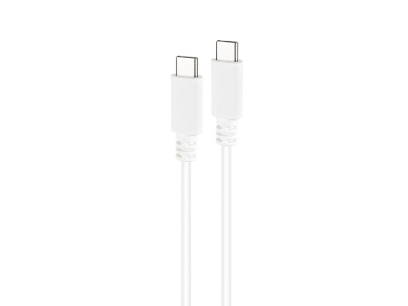 Cable USB 2.0 Tipo-C Nanocable 10.01.2301-L150-W/ USB Tipo-C Macho - USB Tipo-C Macho/ 480Mbps/ 1.5m/ Blanco