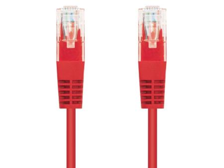 Cable de Red RJ45 UTP Nanocable 10.20.0400-L30 Cat.6/ 30cm/ Rojo