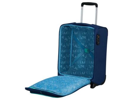 Maleta de Cabina American Tourister Sea Seeker Upright/ 45x36x20cm/ 2 Ruedas/ Marino Combate