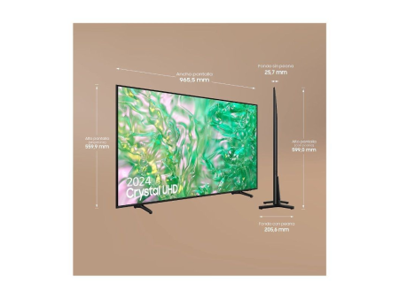 Televisor Samsung Crystal UHD TU43DU8005 43'/ Ultra HD 4K/ Smart TV/ WiFi