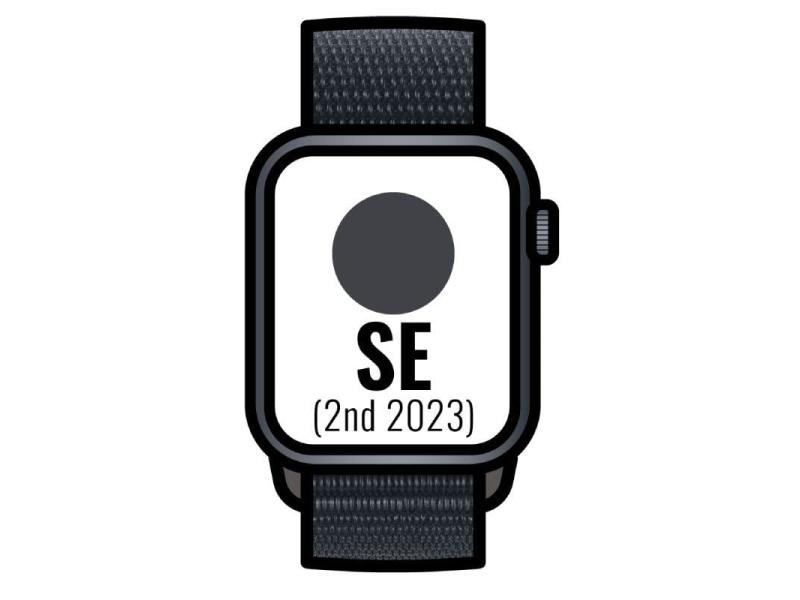 Apple Watch SE 2 Gen 2023/ GPS/ Cellular / 44mm/ Caja de Aluminio Medianoche/ Correa Deportiva Loop Medianoche