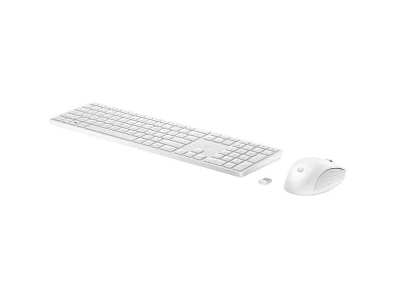 Teclado y Ratón Inalámbricos HP 650/ Blanco