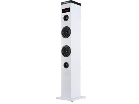 Torre de Sonido con Bluetooth NGS SKY CHARM/ 50W/ 2.0/ Blanca