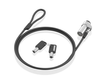 Cable de Seguridad Tipo NANO para Portátiles Aisens ASLK-D45K06-BK/ 1.5m