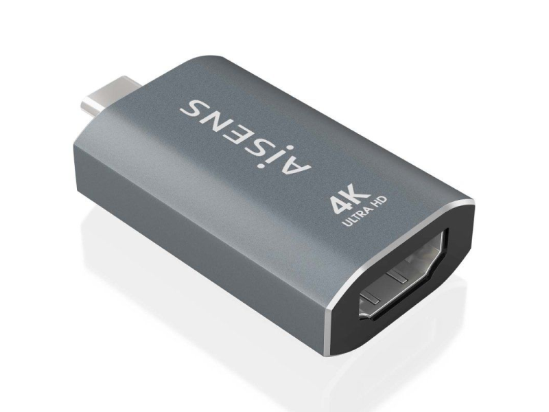 Adaptador USB Tipo-C Aisens A109-0862/ USB Tipo-C Macho/ HDMI 4K Hembra