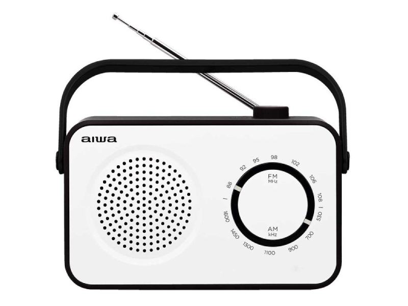 Radio Portátil Aiwa R-190BW/ 2W/ Blanco