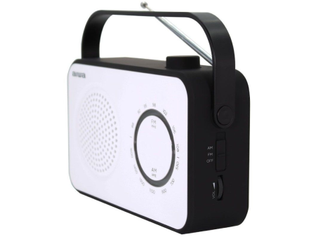 Radio Portátil Aiwa R-190BW/ 2W/ Blanco