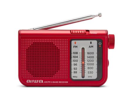 Radio Portátil Aiwa RS-55RD/ Rojo