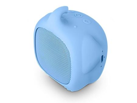 Altavoz con Bluetooth SPC Sounds Pups Elephant/ 3W/ 1.0/ Azul